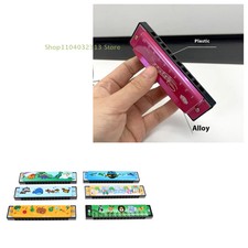 1PC 10-Hole 20-Tone Harmonica in Color C Professional Beginner Set with Case Ide