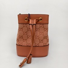 Gucci ophidia GG mini pink bucket bag