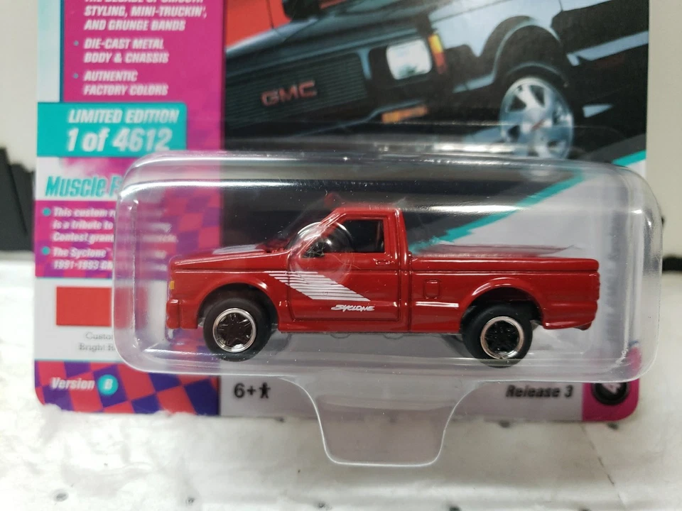 GMC Syclone Xtreme 1991 Johnny Lightning años 90 músculo en rojo 1 de 4612 Foto 2 de 3