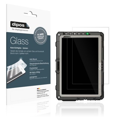 2x Schutzfolie für Getac UX10 G3 - Anti-Shock 9H Folie dipos Glass