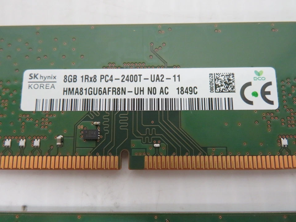 Hynix 32G {4x 8GB} DDR4 2400MHz 288-Pin RAM Memory Kit HMA81GU6AFR8N-UH - Image 3 of 3