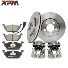 2x Bremssattel 6x Scheibenbremsensatz Vorderachse für VW Bora 1J2 Golf 4 Polo