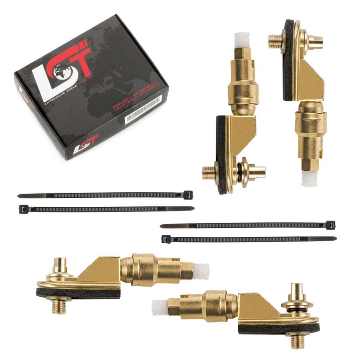 4x Air Suspension Repair Kit Pressure Relief Valve for BENTLEY CONTINENTAL 3W