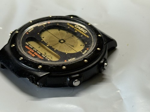Vintage CASIO Watch AE-30W Mod 894 50m Analog Digital Quartz For Parts Repair - Picture 3 of 5
