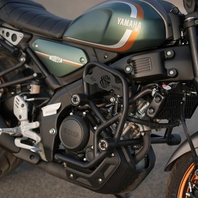 Crash Guard Black Moto Care fit for Yamaha XSR 155 Engine Protector Frame