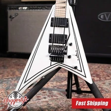 Jackson X Series Rhoads RRX24M Electric Guitar - Snow White with Black Pinstripe