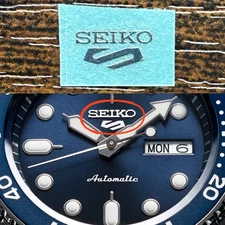 SEIKO Dial 5 Logo Replacement Emblem Sticker Watch Mod SILVER High Quality NH35