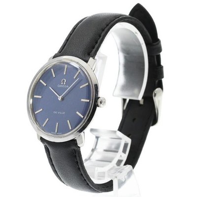 OMEGA DE VILLE TOOL104 33mm SS Blue #C18463