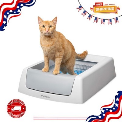 PetSafe ScoopFree Crystal Classic Self-Cleaning Automatic Litter Box, Large