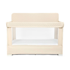 Color: Organic Oat Baby Delight-Lunaire Full-Size Mesh Crib Playard 6520