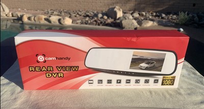 CAMHANDY Rear View Mirror DVR ~ Full HD 1080P, 4.3'' display, Camera / Recorder