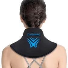 Neck Ice Pack Wrap Reusable Gel Ice Packs for Cervical Injuries Pain Relief, ...