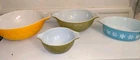 Vintage Pyrex Lot Mixing Bowls And Casserole Bowl Random Mix Lot Send Offers