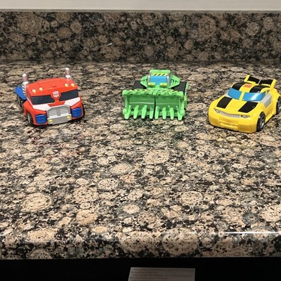 Transformers Optimus Prime & Bumblebee Multicolor Toy Rescue Bots  