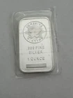 Sunshine Minting  .999 Fine Silver Bar One Ounce  In Plastic Sleeve