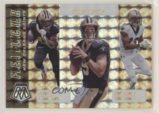 2020 Mosaic Flea Flicker Prizm Alvin Kamara Drew Brees Michael Thomas #FF12 00pm