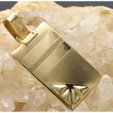 MEDAGLIA PIASTRINA IN ORO GIALLO 750/1000,18KT.