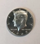 1969S Kennedy Gem Proof 40% Silver Clad Cameo Half Dollar From Proof Set