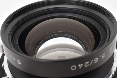 N MINT* Schneider Symmar-S 240mm f5.6 Lens Compur 3 w/ Adapter