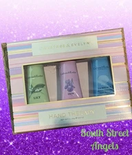 CRABTREE & EVELYN   ~  3 PIECE HAND THERAPY SET ~  LILY / IRIS / LA SOURCE 