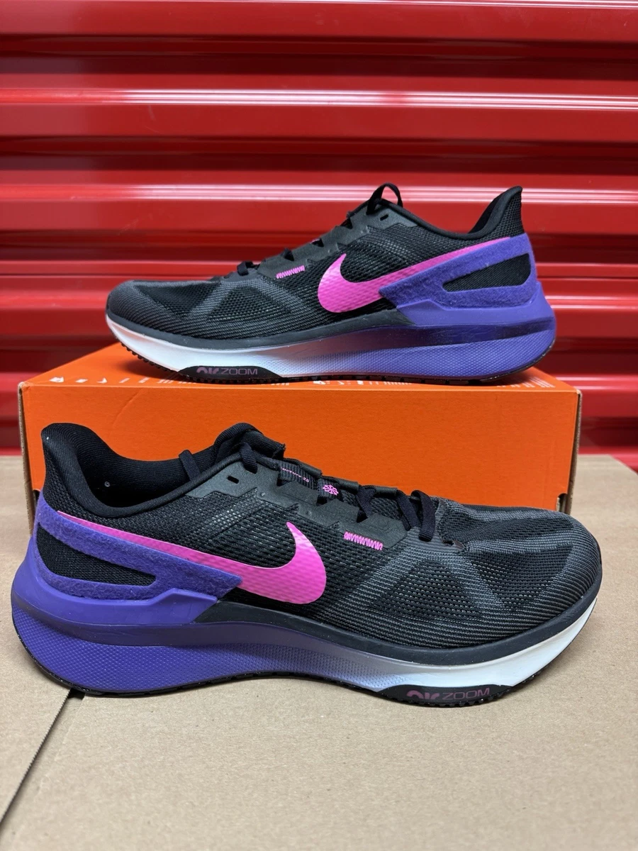 Nike Air Zoom Structure 25 Black Field Purple Laser Fuchsia for