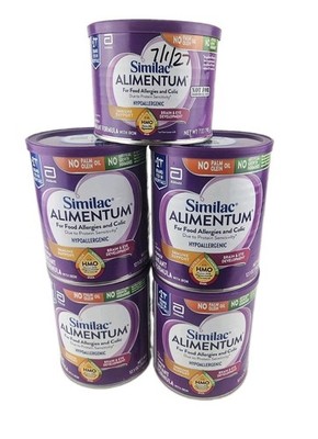 (4)Similac ALIMENTUM Infant Formula 12.1oz Powder hypoallergenic +1 Can 7 Oz. 