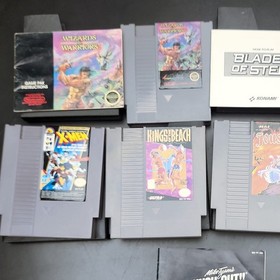 Lote Nintendo NES: TMNT+Punch-Out+X-Men+Wizards Warriors+Blades of Steel+Joust