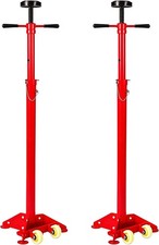 2 Pack Underhoist Support Stand 34ton 38-75.4 Under Hoist Jack Stand Two Wheel 2 Pack Underhoist Support Stand 34ton 38-75.4 Under Hoist Jack Stand Two Wheel