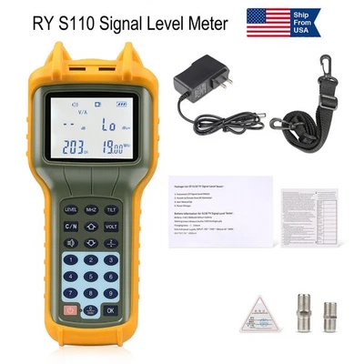 RUIYAN RY S110 CATV Cable TV Digital Signal Level Meter DB Best Tester Tool
