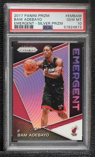 Bam Adebayo [Silver Prizm] #EMBAM 2017 Panini Prizm Emergent card