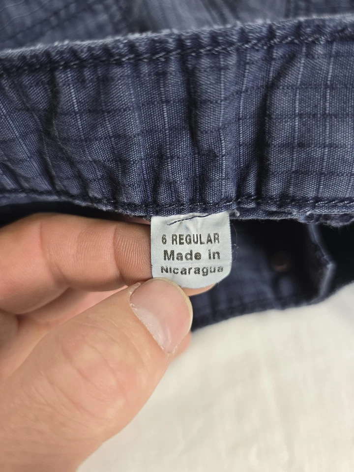 Carhartt Pants Womens 6 Regular Navy Ripstop Cargo Utility Work 104000-NVY - Image 2 of 4