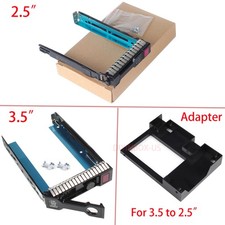 2.5" 3.5"SAS SATA HDD Tray Caddy for HP 651687-001 651314-001 DL380p DL360 G8 G9
