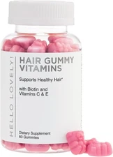 Hair Vitamins Gummies - Biotin 5000 mcg with Vitamin E, C & Zinc for Hair Growth