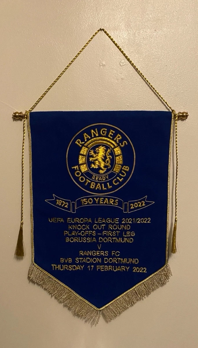 Fanion / Pennant Rangers FC (Écosse) - Dimensions 9x11 Cm