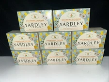LOT OF 8- YARDLEY LONDON CHAMOMILE FLOWER NOURISHING BABY BATH BAR SOAP   4 OZ