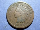 1886 Type 2 Indian Cent  Good details