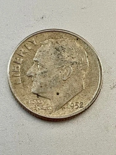 1952D Roosevelt Dime