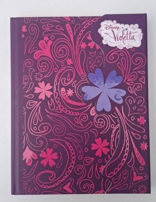 Violetta Disney Tagebuch Notizbuch lila mit Verschluss Hardcover Violettas