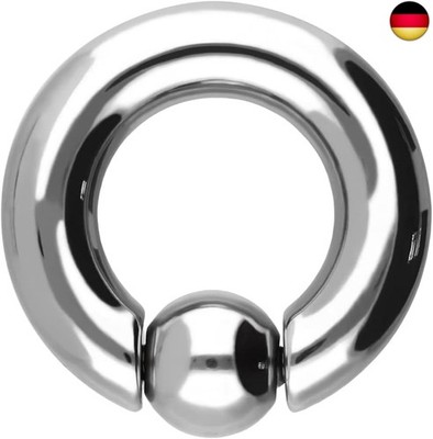 Treuheld  | Spring Loaded Klemmkugelring Piercing | BCR | Silber