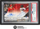 SHOHEI OHTANI RONALD ACUNA PSA 2018 TOPPS NOW ROOKIE AWARD WINNER AUTO RED 01/10