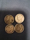 4 Not Junk Silver Dimes 90 %