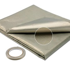 Faraday Fabric 43.3x72" Anti-Radiation Copper Nickel EMF Shielding Cloth