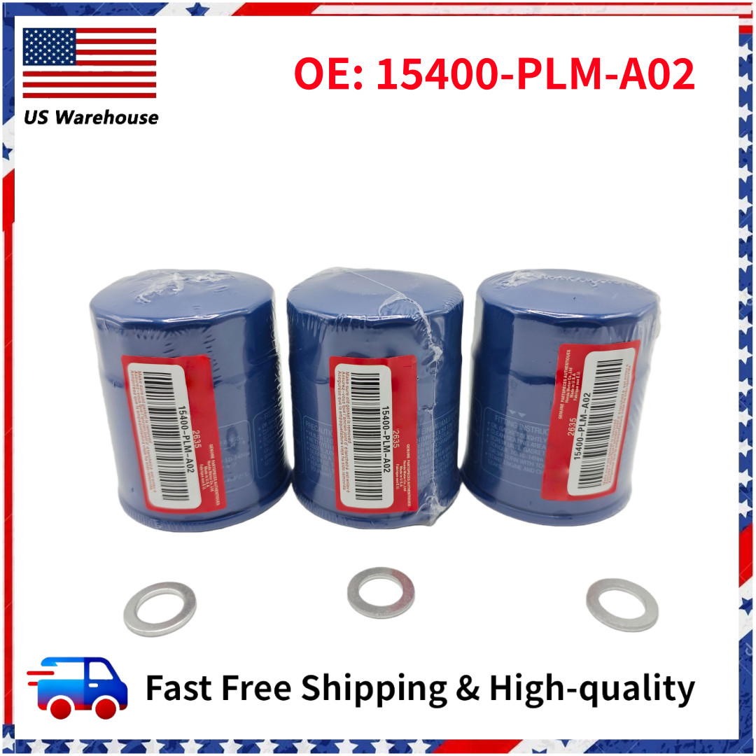 Filters With Drain Plug Washer 15400-plm-a02 New Sealed