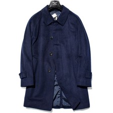 Unused Aquascutum Cashmere Stand-Collar Coat JJacket Outer Mens Size M Rare