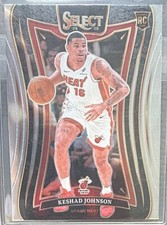 Panini Select 2024-25 Keshad Johnson #387 Miami Heat Mezzanine Rookie