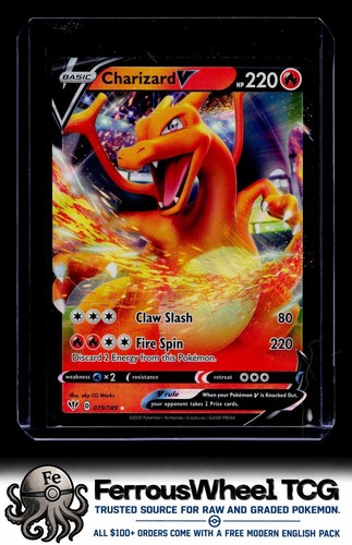 Charizard V 019/189 - SWSH03: Darkness Ablaze - (NM)
