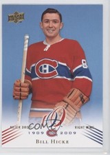 2008-09 Upper Deck Montreal Canadiens Centennial Set Bill Hicke #106 0a1