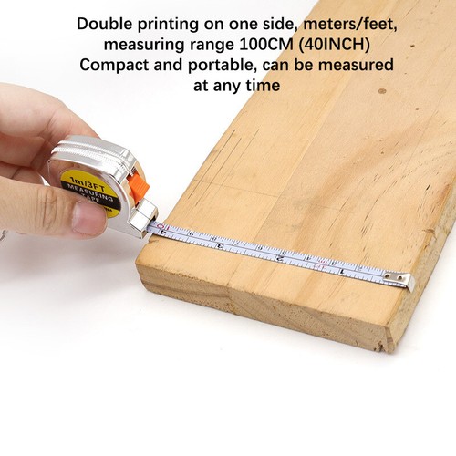 1M Multipurpose Measure Tape With Keychain Portable Small Soft Steel Ruler - Picture 2 of 12