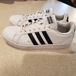 adidas cloudfoam leather shoes