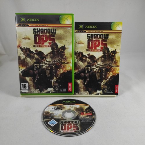 SHADOW OPS RED QUECKSILBER Xbox Original enthält Anleitung